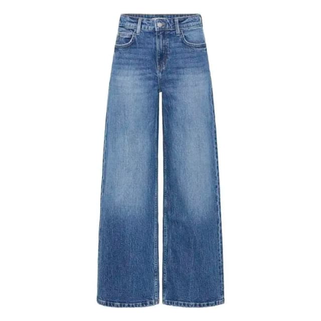 b.Young Womens cotton wide leg jeans b.young Kyjla Bleu Female 33