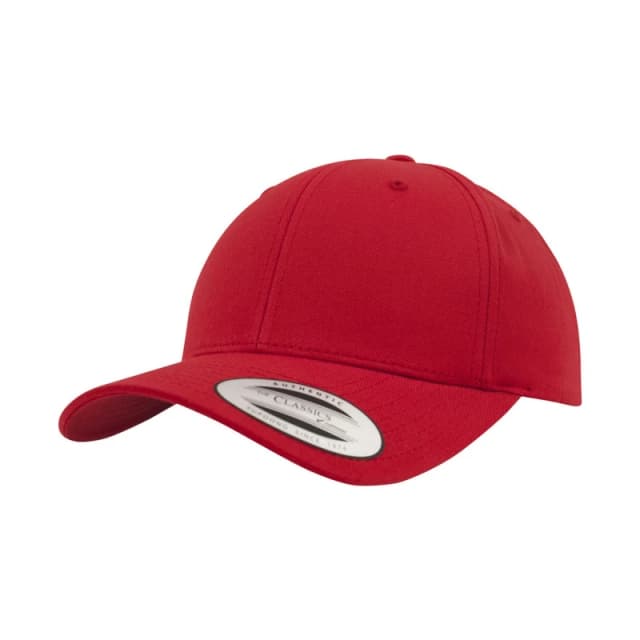Yupoong Mens Flexfit Classic Curved Snapback Cap in Red Red Male One Size