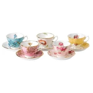 Royal Albert 100 Years 10 Piece Set 1950 1990
