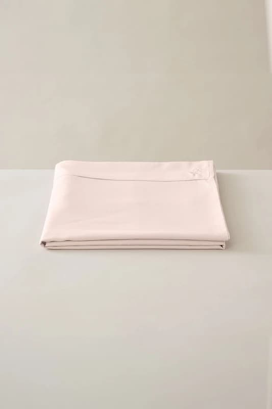 Ted Baker 'TB Plain Dye' Cotton Sateen Flat Sheet in Pink Size: Super King Pink Super King Unisex 5016709638234
