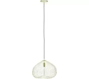 INTERIORS by Premier Lavis 1 Bulb Pendant Ceiling Light - Gold