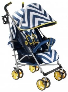 My Babiie MB02 Blue Chevron Stroller.