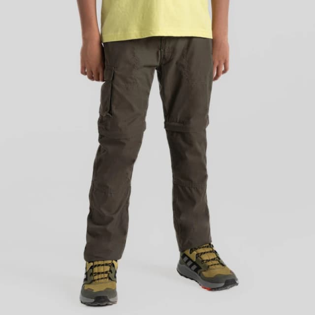 Craghoppers Kiwi' Cargo Convertible Trousers Pale Green