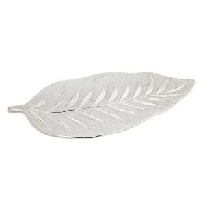 Willow Leaf Plate Champagne Ornament