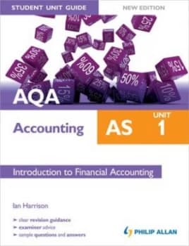 Aqa As Accounting. Unit 1 Introduction to Financial Accounting by Ian Harrison Paperback