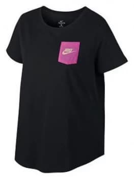 Nike Nsw Icon Clash T-Shirt (Curve) - Black
