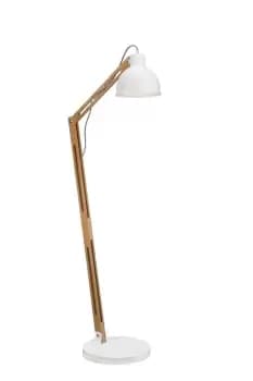 Marcello Adjustable Task Floor Lamp White, 1x E27