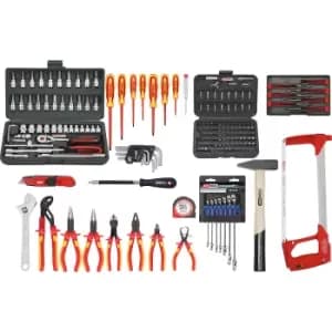 KS Tools 195 parts, 195 parts, mutifunctional
