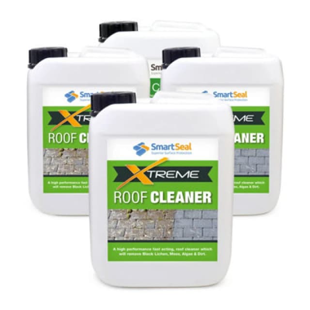 Smartseal - Roof Cleaner Xtreme, Premium Black Spot Remover, Roof Cleans And Removes Dirt, Grime And Algae, 4X5L