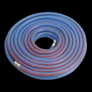 Air Hose 20M X 10MM with 1/4" BSP Unions Extra Heavy-duty