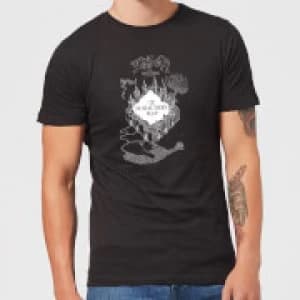 Harry Potter The Marauder's Map Mens T-Shirt - Black