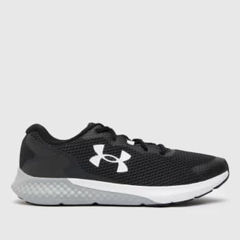 Under Armour Black & White Charged Rogue 3 Trainers