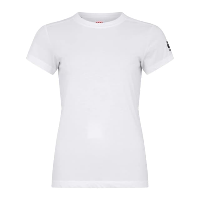Canterbury Club Plain T-Shirt Womens - White White 6