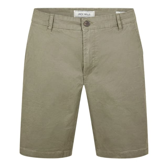 Jack Wills Slim Chino Shorts Mens Smokey Olive male 28W R