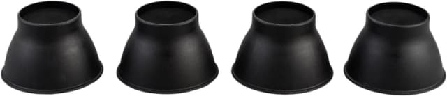 Aidapt Elephant Feet 14cm Set Of 4 Black