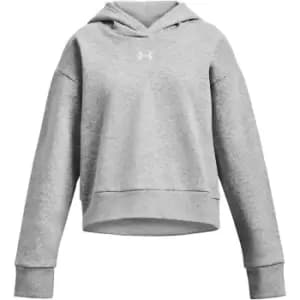 Under Armour Rival Fleece Crop Hoodie - Grey