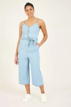 Denim Light Wash 'Tianna' Jumpsuit