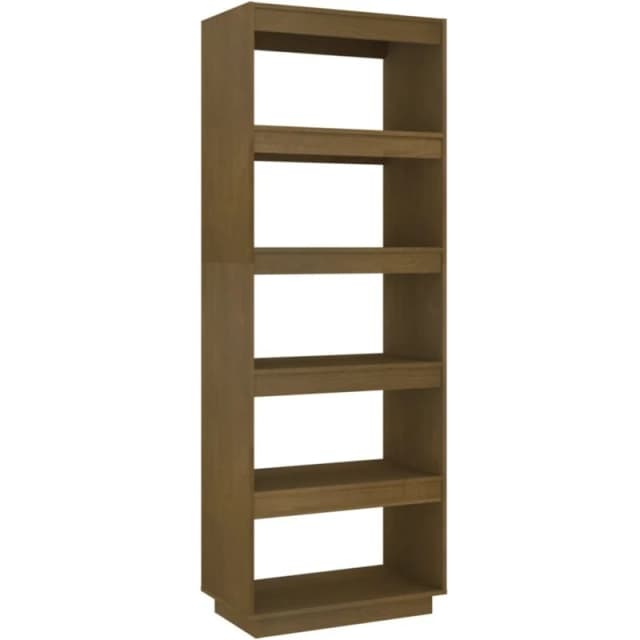 VIDAXL Vidaxl - Book Cabinet/Room Divider Honey Brown 60x35x167cm Solid Pinewood 8720286816080