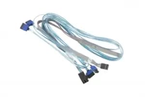 CBL-SAST-0699 - 90 m - SATA I - Male/Female - Blue - Grey - Right - Right