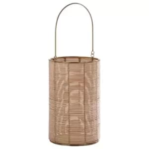 Olivia's Rattan Hurricane Candle Holder Medium