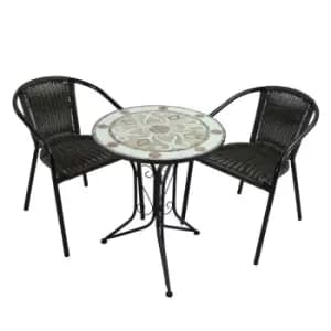 Summer Terrace Estoril Bistro 60cm Set - San Remo
