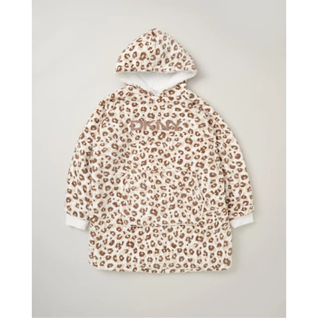 DKNY Kids Over the Head Fluffy Dressing Gown Cream female 7-12