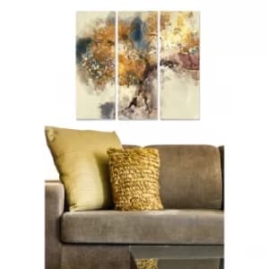 MDF488419336 Multicolor Decorative MDF Painting (3 Pieces)