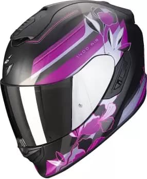 Scorpion EXO 1400 Air Gaia Helmet, black-purple, Size M for Women, black-purple, Size M for Women