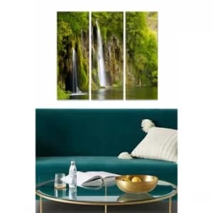 MDF117128809 Multicolor Decorative MDF Painting (3 Pieces)