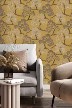 Sublime Trees Oche Yellow Trees Wallpaper