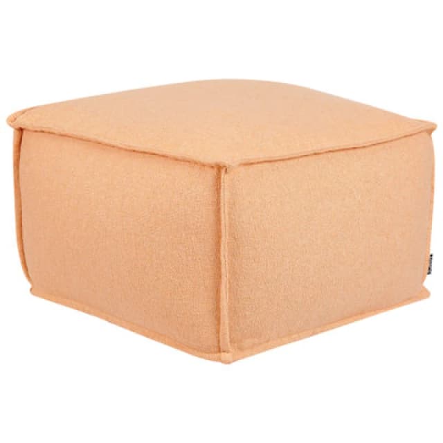 Beliani Pouffe Sherali Cotton Orange