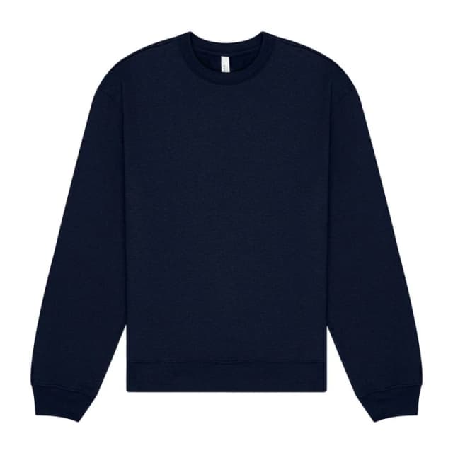 Bella + Canvas Mens Heavyweight Crew Neck Sweatshirt in Navy Size: XS Navy Male XS