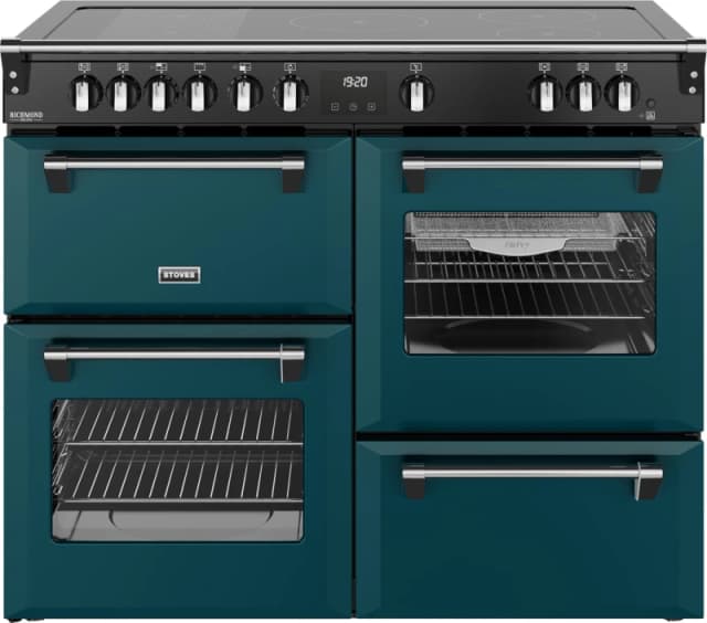 Stoves Richmond Deluxe 110Ei RTY 110cm wide Electric Range Cooker with Induction Hob - Deep Marine - A Rated