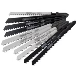 Draper Assorted HCS Jigsaw Blade Set (10 Piece)