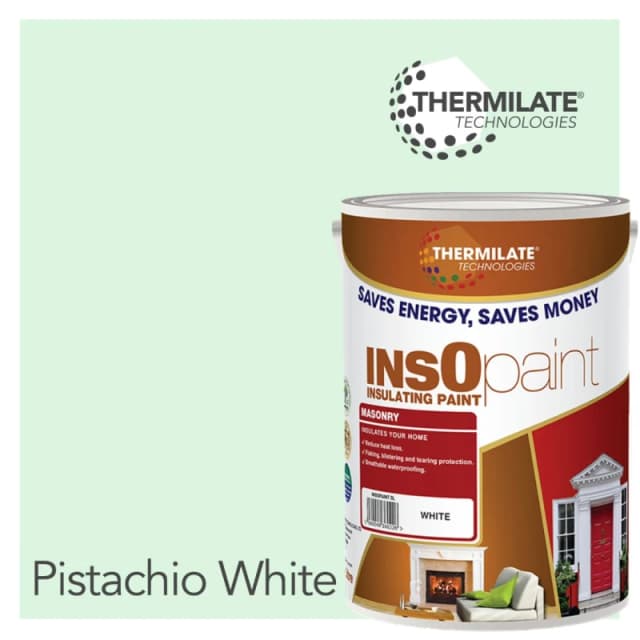 THERMILATE TECHNOLOGIES Exterior Masonry Paint - 5L in Pistachio White Pistachio White Unisex 5L