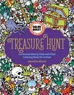 color quest treasure hunt an extraordinary seek and find coloring book for