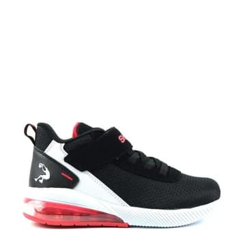 SHAQ Analog Childrens Basketball Trainers - Black/White/Red