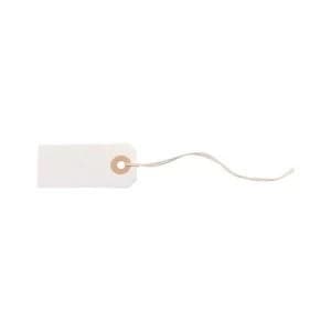 Strung Tag 96mm x 48mm White 1 x Pack of 75