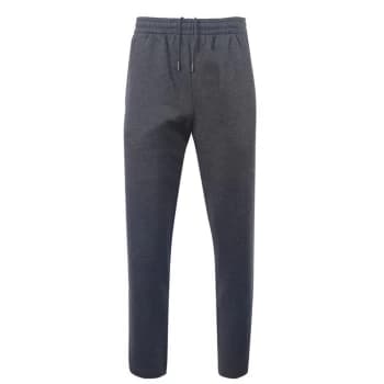 Lonsdale 2 Stripe Open Hem Jogging Pants Mens - Charcoal/White