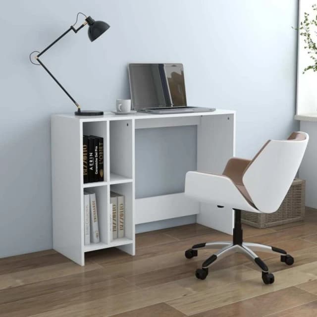 VIDAXL Notebook Desk White 102.5x35x75cm Engineered Wood Vidaxl 8720286606810