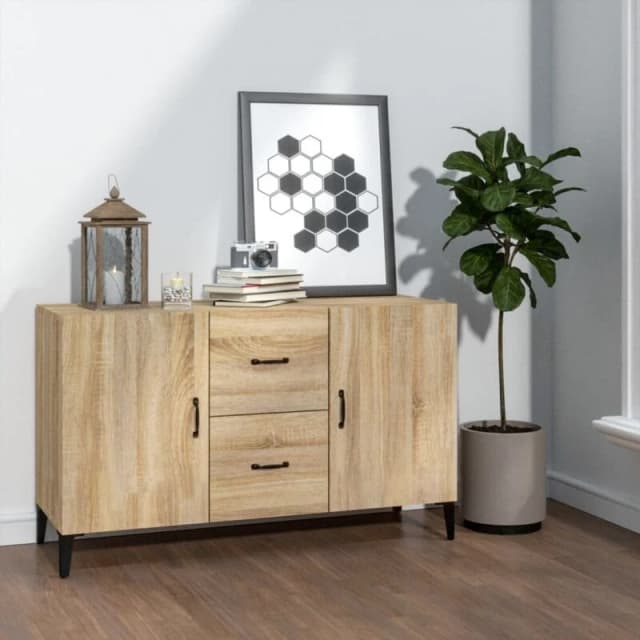 VIDAXL Sideboard Sonoma Oak 100x36x60cm Engineered Wood Vidaxl 8720286972823