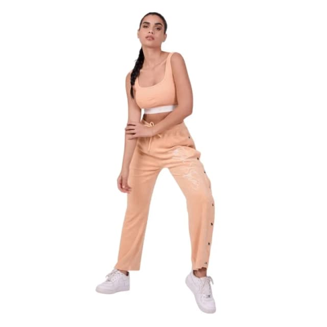 Project X Paris Womens press stud jogging trousers Project X Paris Orange Female XS