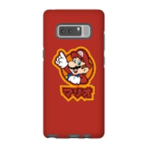 Nintendo Super Mario Mario Kanji Phone Case - Samsung Note 8 - Tough Case - Gloss