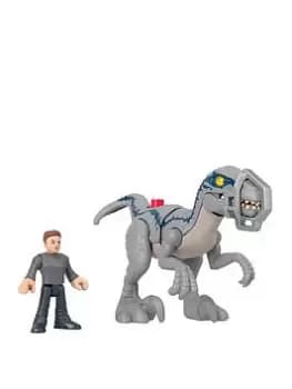 Imaginext Jurassic World Breakout 'Blue' & Owen Figures
