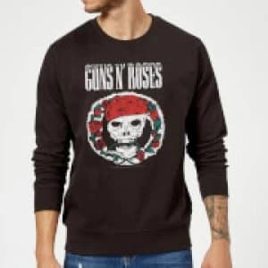 Guns N Roses Circle Skull Sweatshirt - Black