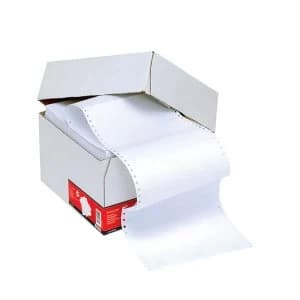 5 Star Listing Paper 1-Part 60gsm 11" x 216mm Plain 2000 Sheets