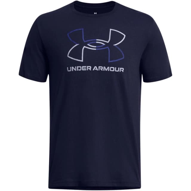 Under Armour Mens Foundation Short Sleeve T Shirt M- Chest 38-40' Midnight Navy Royal Steel 1382915-410-M