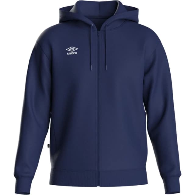 Umbro Umbro Men Club Leisure Full Zip Hoodie in Navy Size: Small Navy S Male 5063107699213