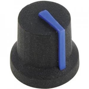 Cliff CL170851BR Knob K87Mbr Black Blue 6mm D