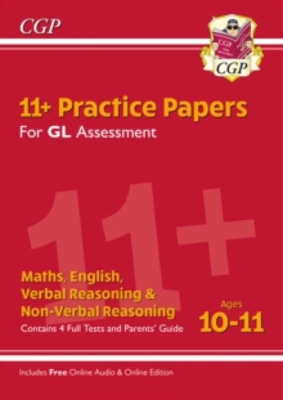 11+ GL Practice Papers Mixed Pack - Ages 10-11 (with Parents' Guide & Online Edition) Multiple-component retail product, part(s) enclose